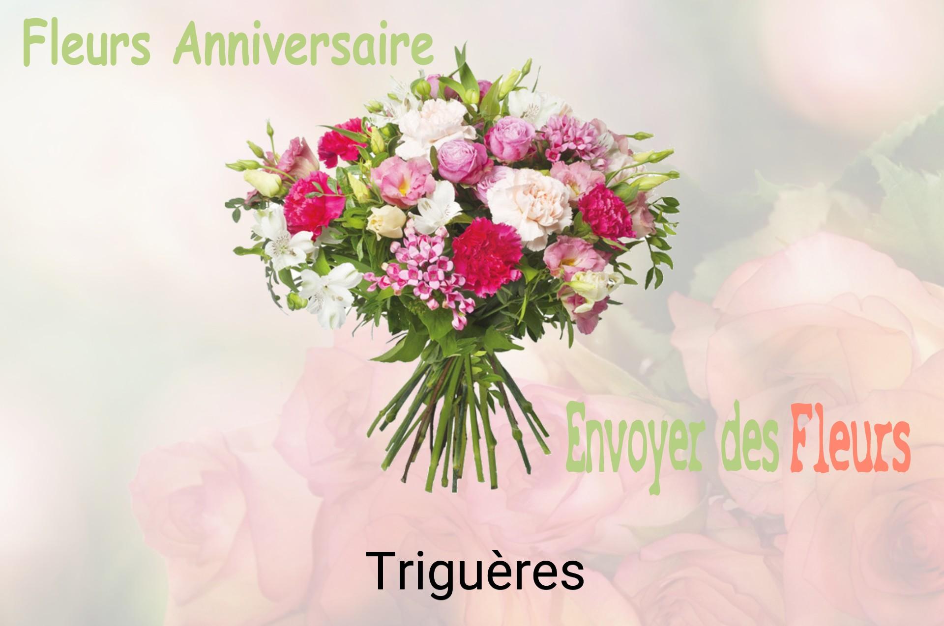 Bouquet de fleurs d’anniversaire livré à Triguères